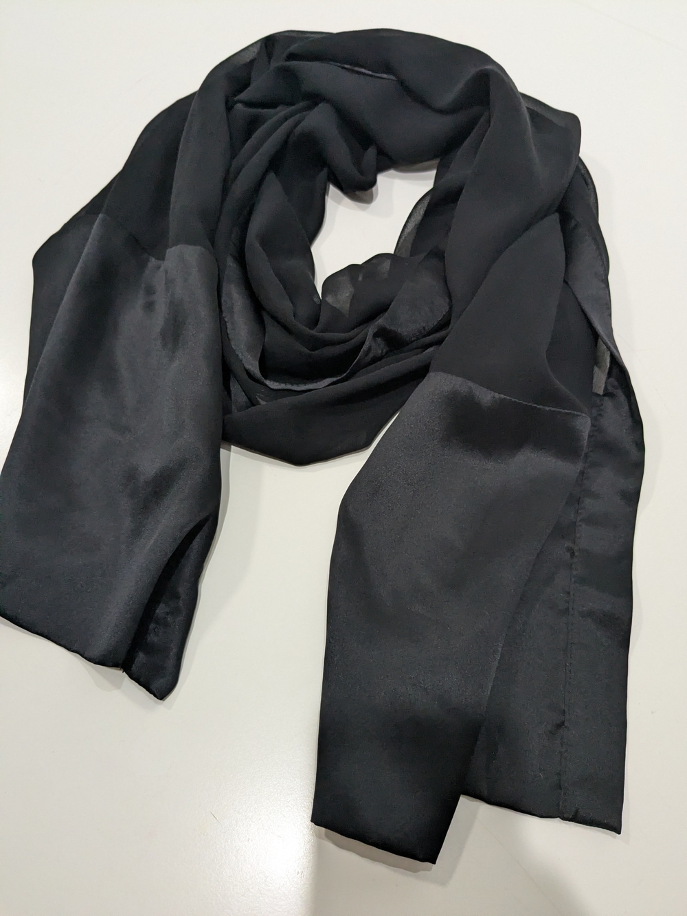 Black Lightweight Scarf - Classic Accessory